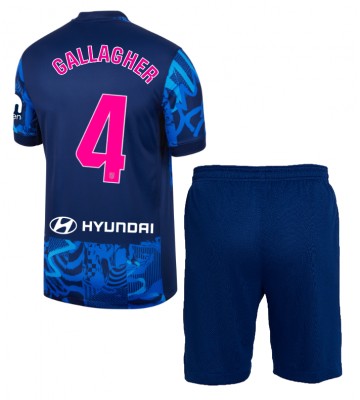 Atletico Madrid Conor Gallagher #4 Tredje Kläder Barn 2024-25 Kortärmad (+ Korta byxor)